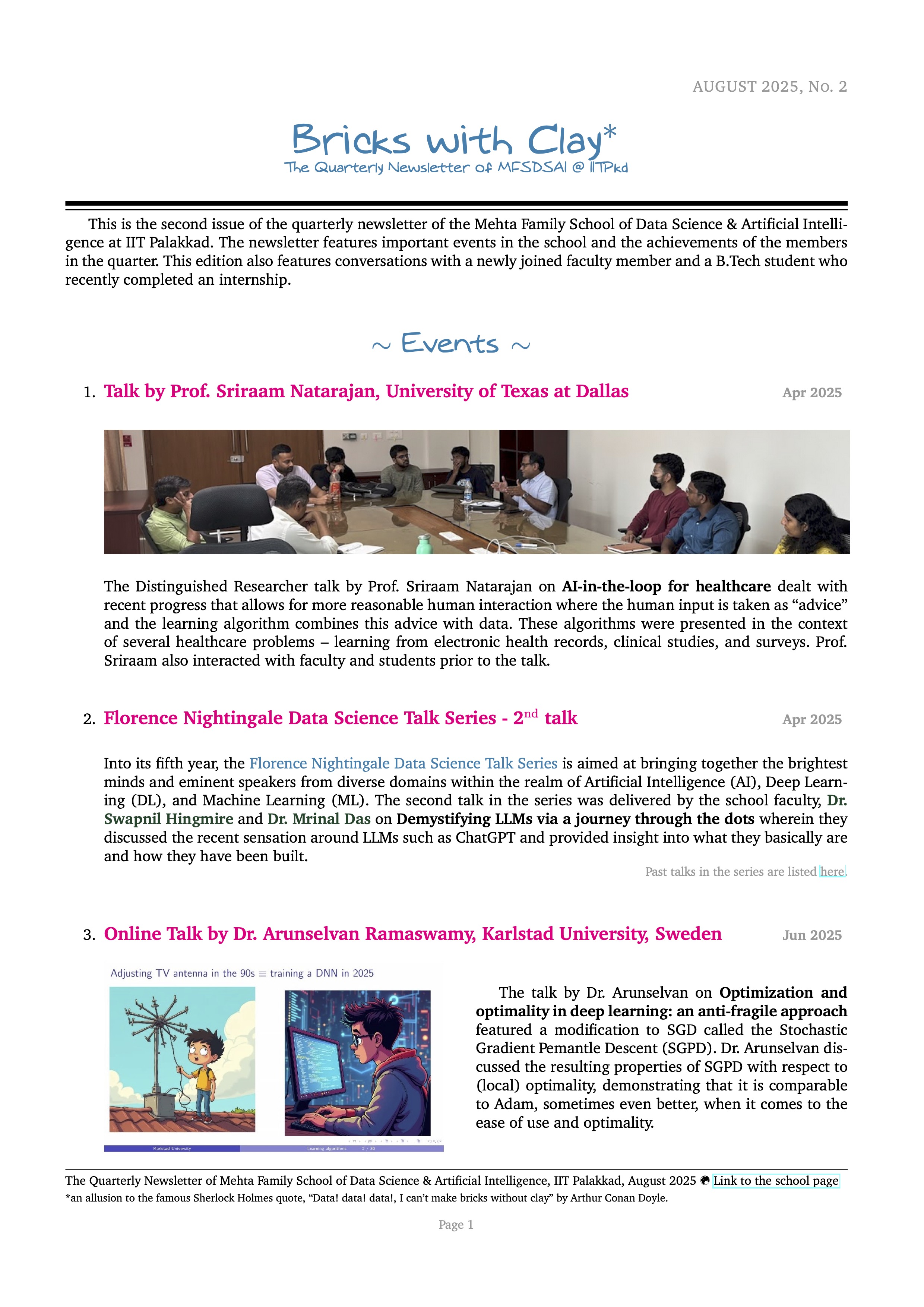 Newsletter Issue 2