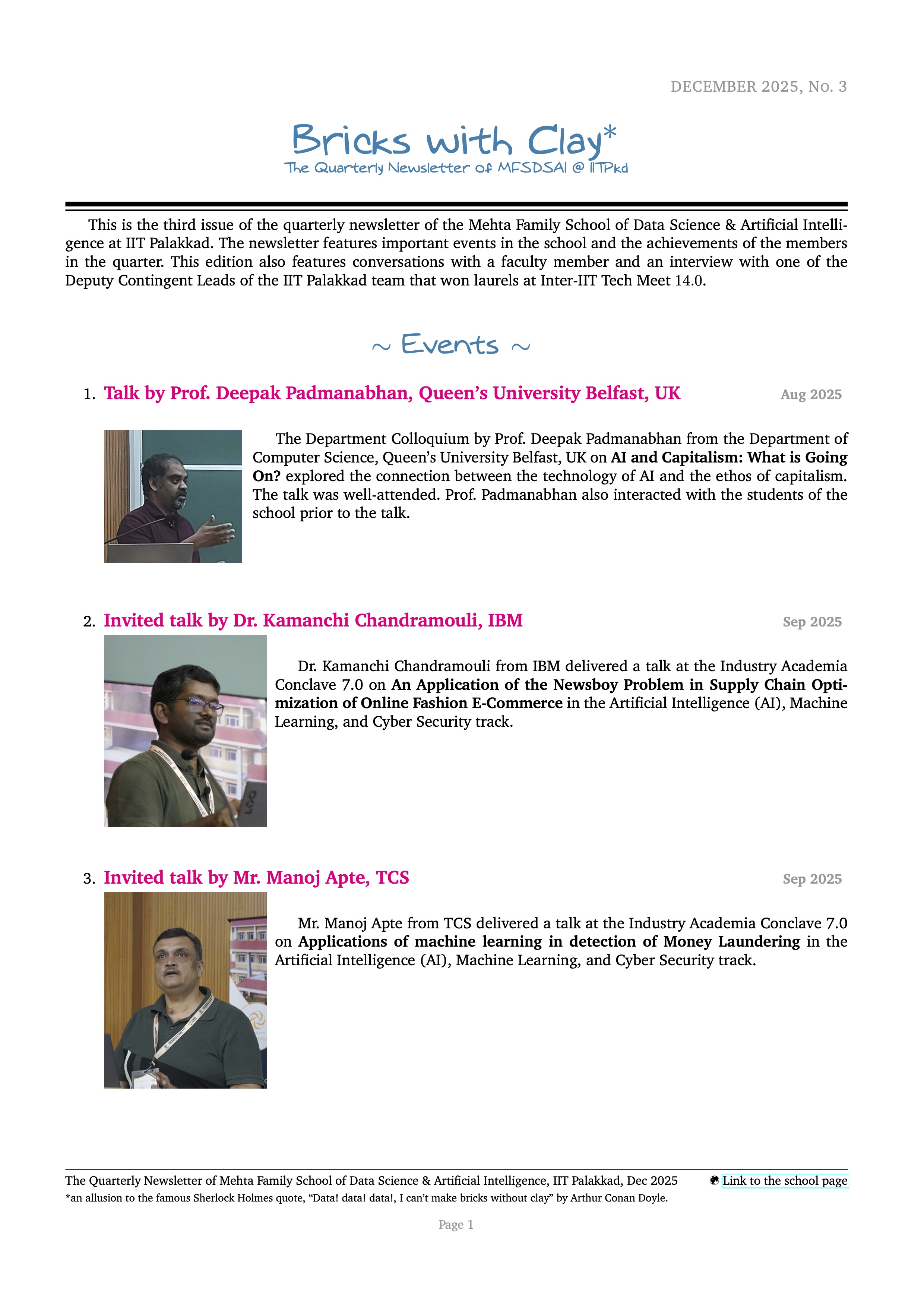 Newsletter Issue 2